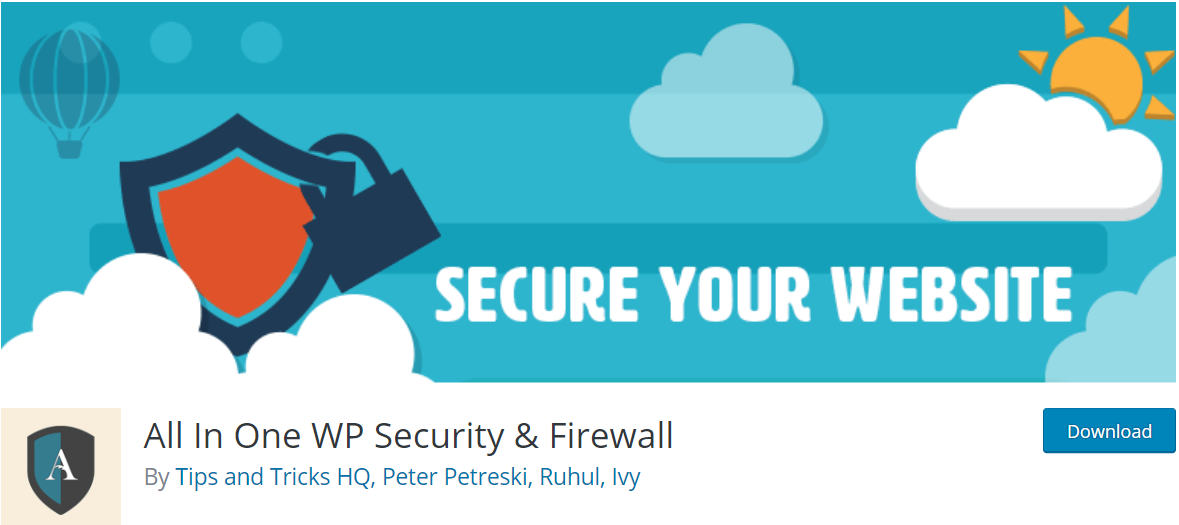 ALL in one WP Security and Firewall